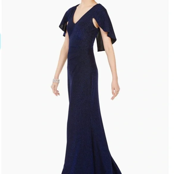 Jessica Howard Dresses Long Evening Glitter Dress By Jessica